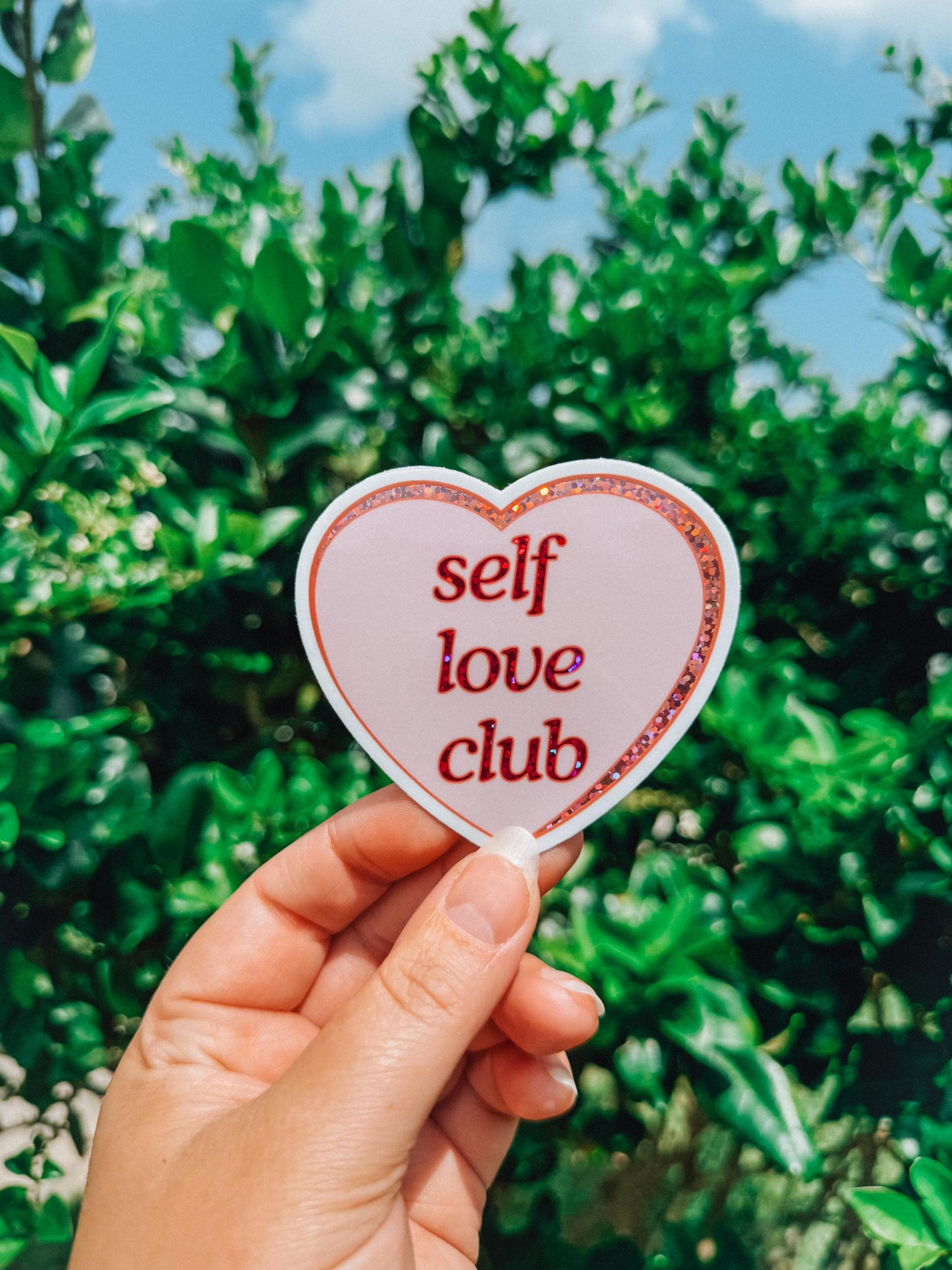 self love club sticker