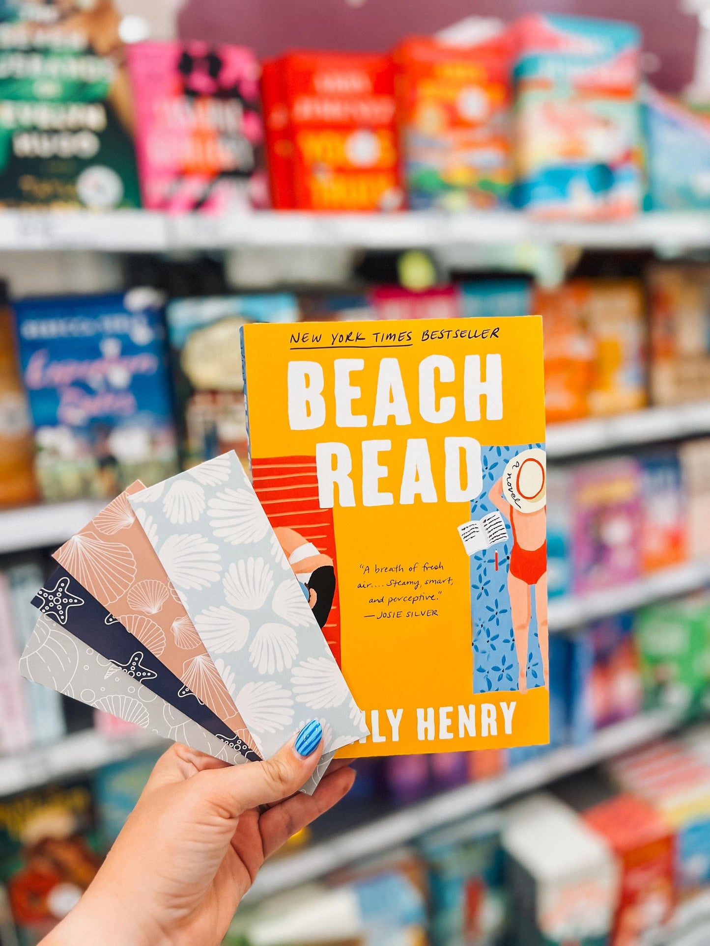 beachy bookmark set