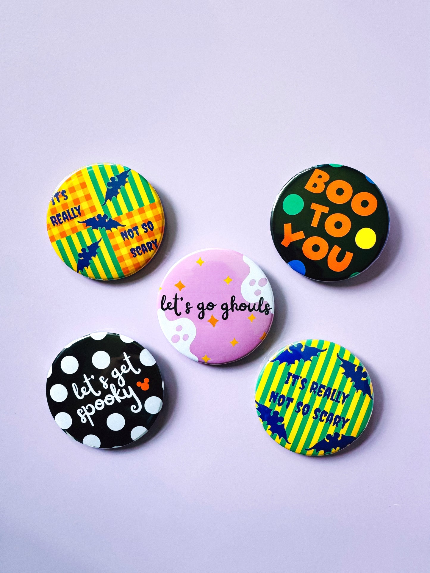 spooky season buttons