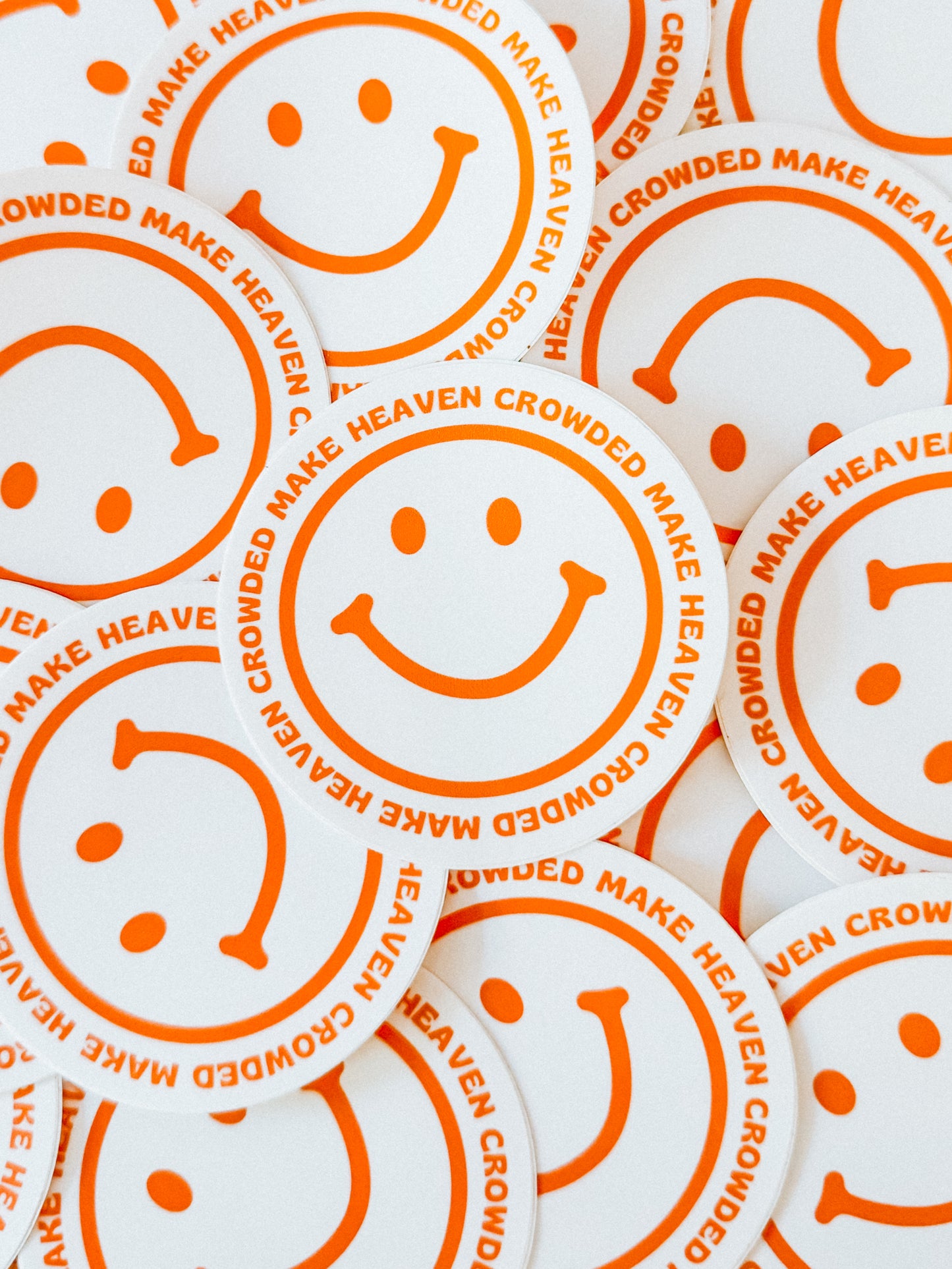 make heaven crowded sticker