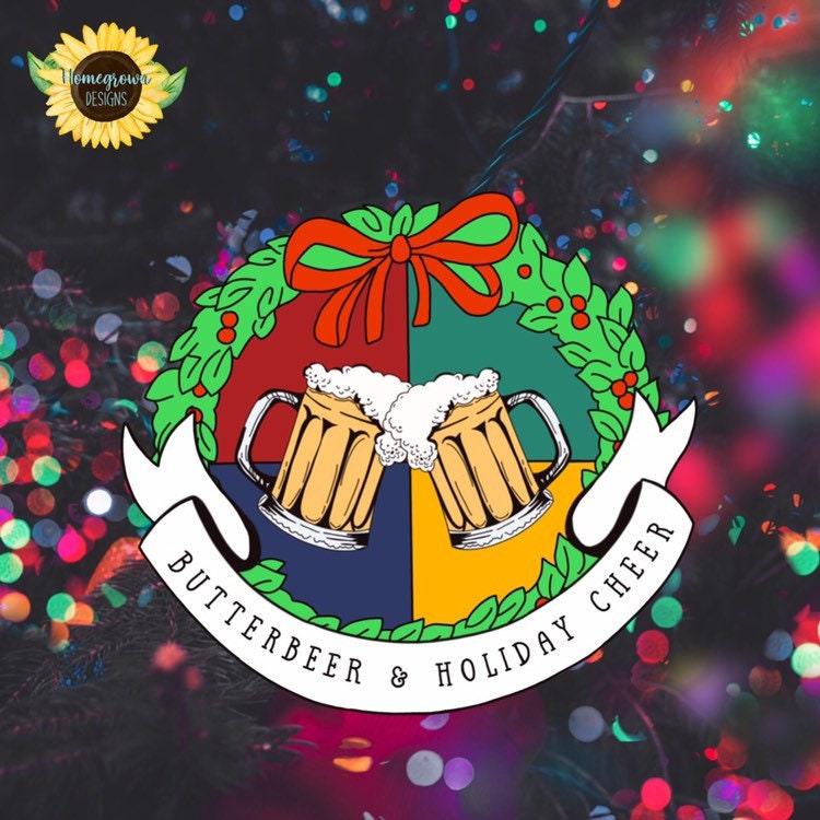 butterbeer & holiday cheer pin