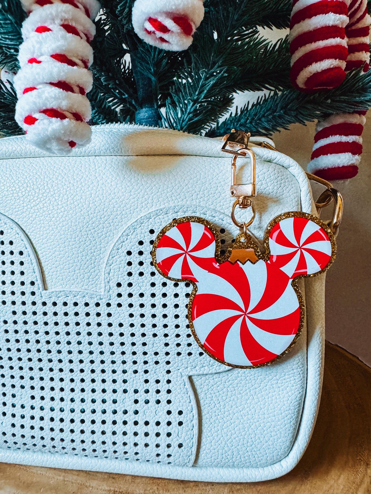 simply mint to be bag charm