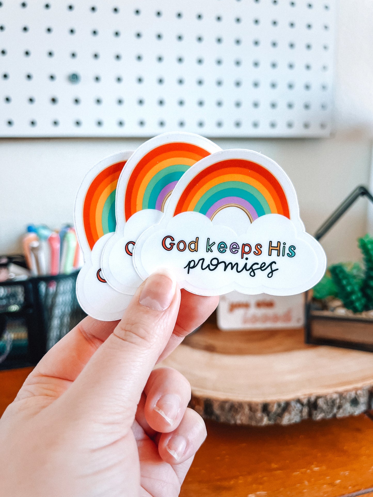 God keeps His promises sticker