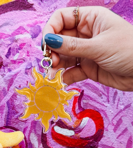 dreamer acrylic bag charm