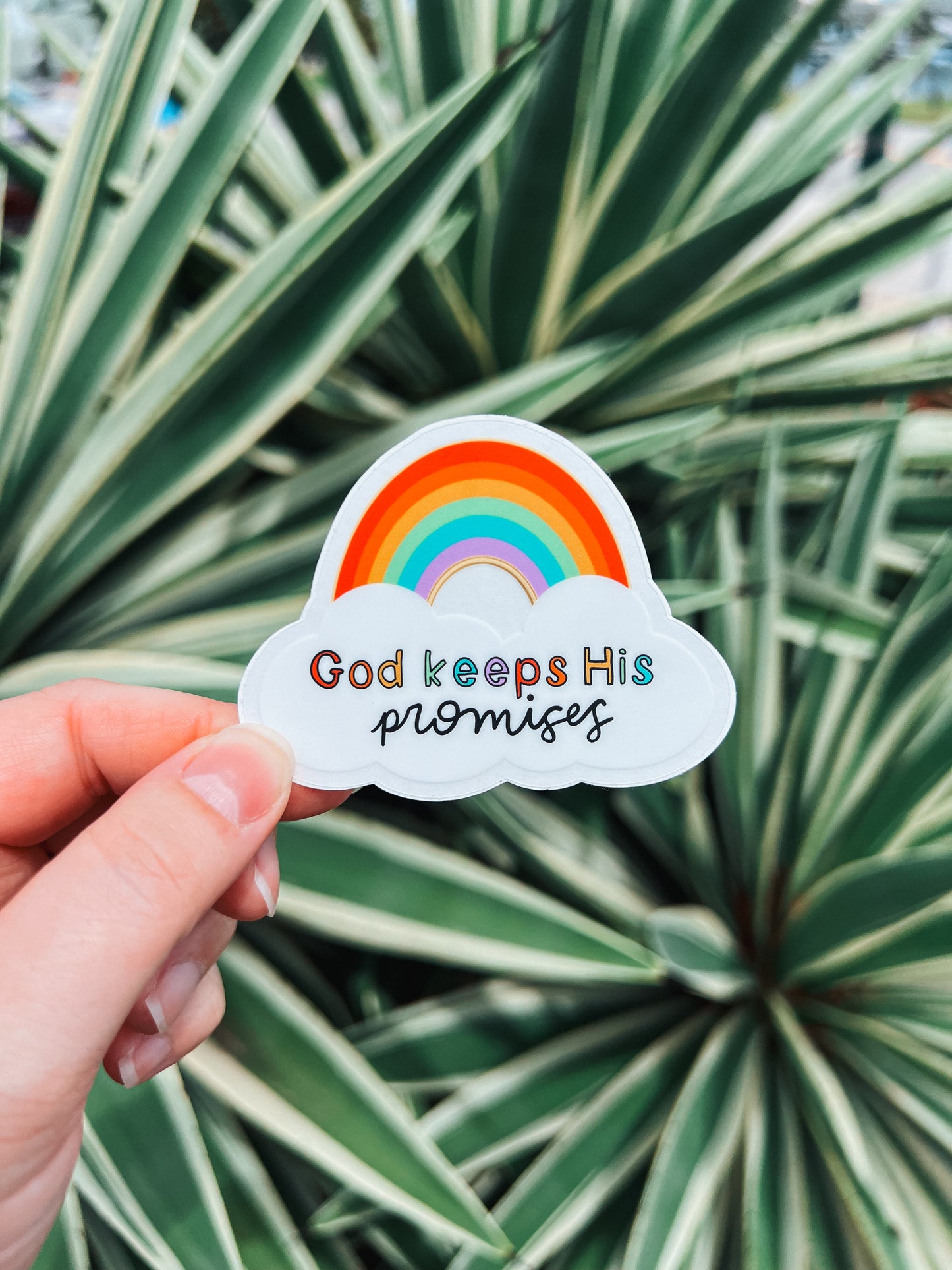 God keeps His promises sticker