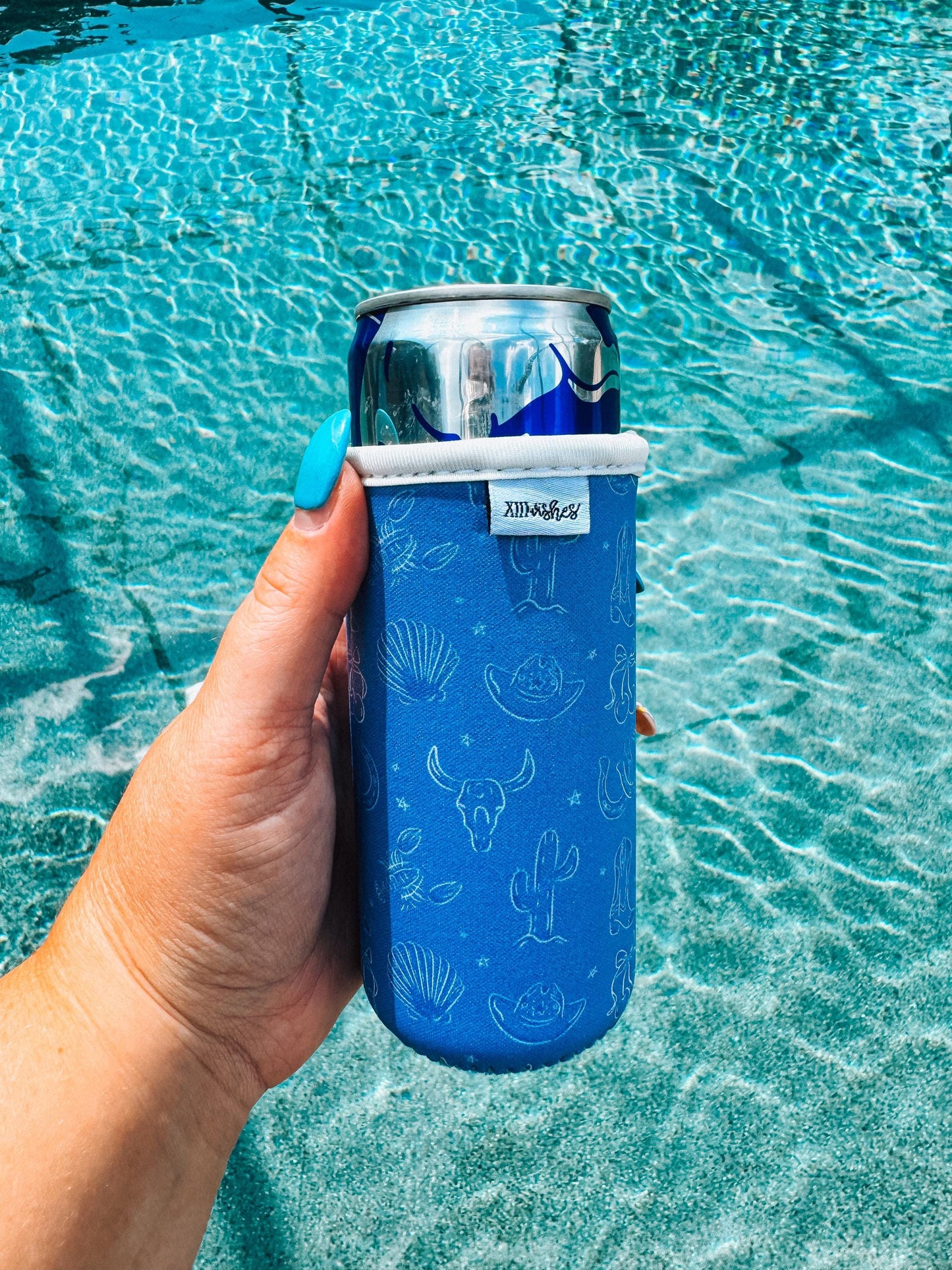 coastal cowgirl slim can sleeve