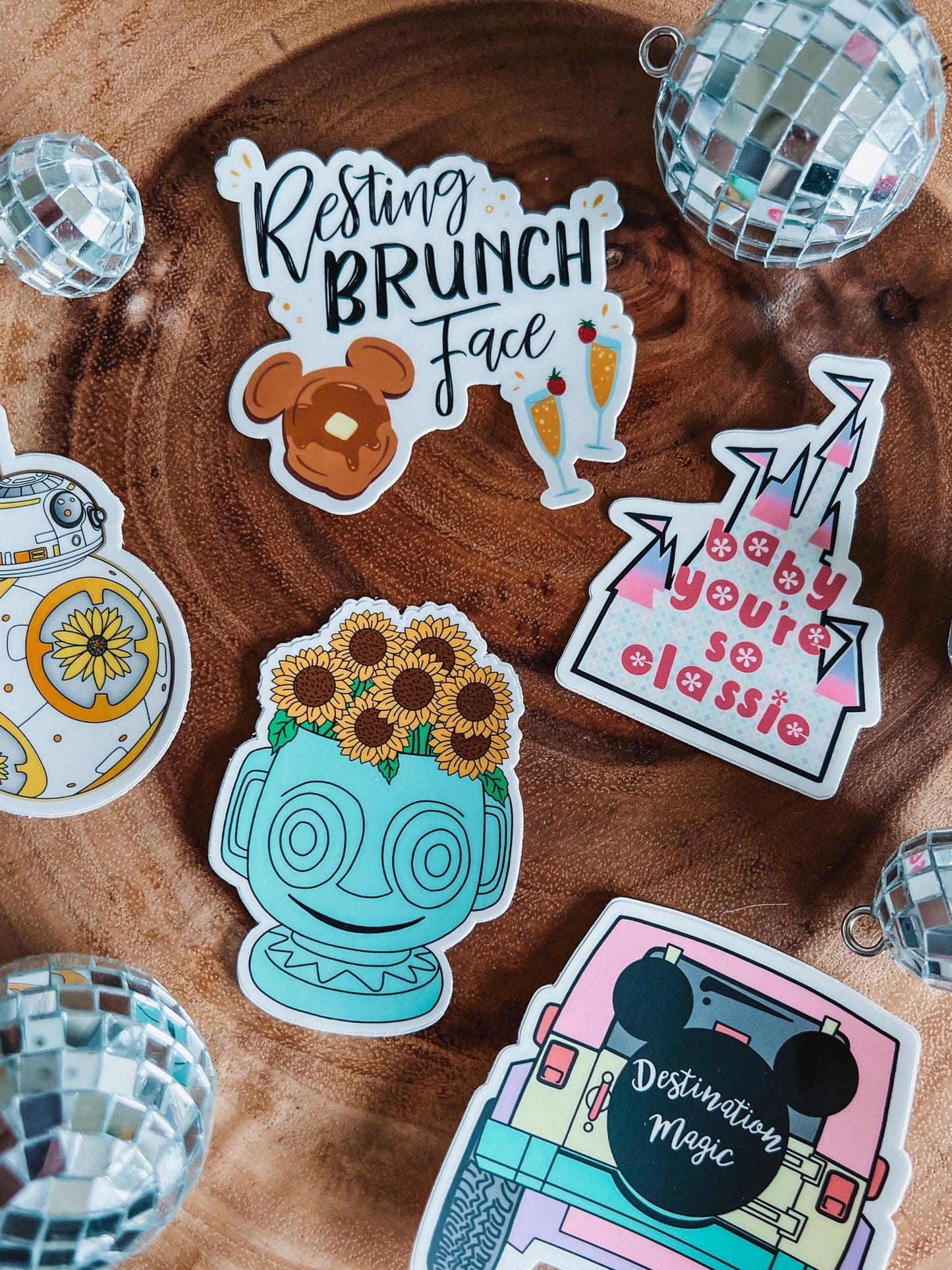resting brunch face sticker