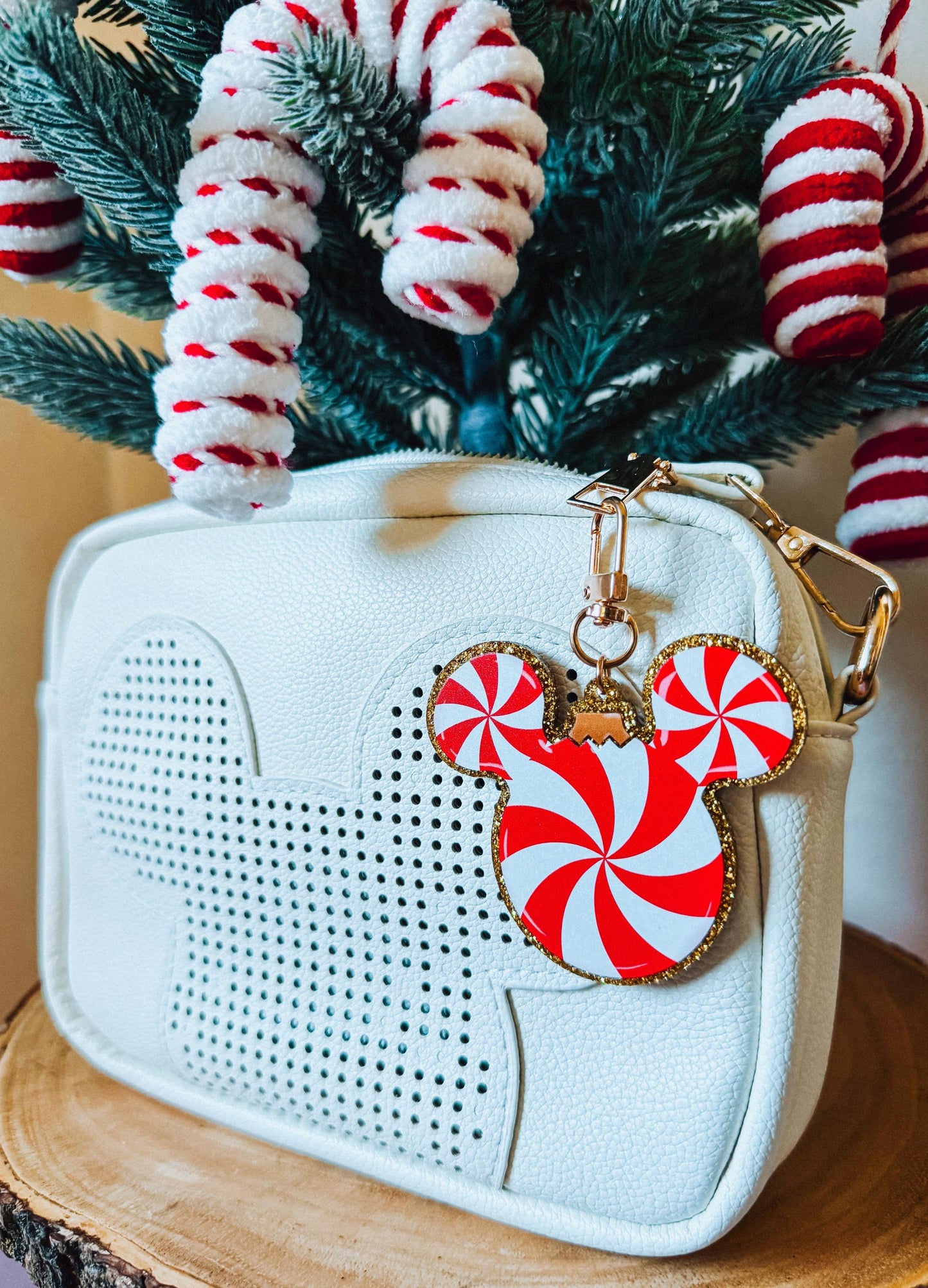 simply mint to be bag charm