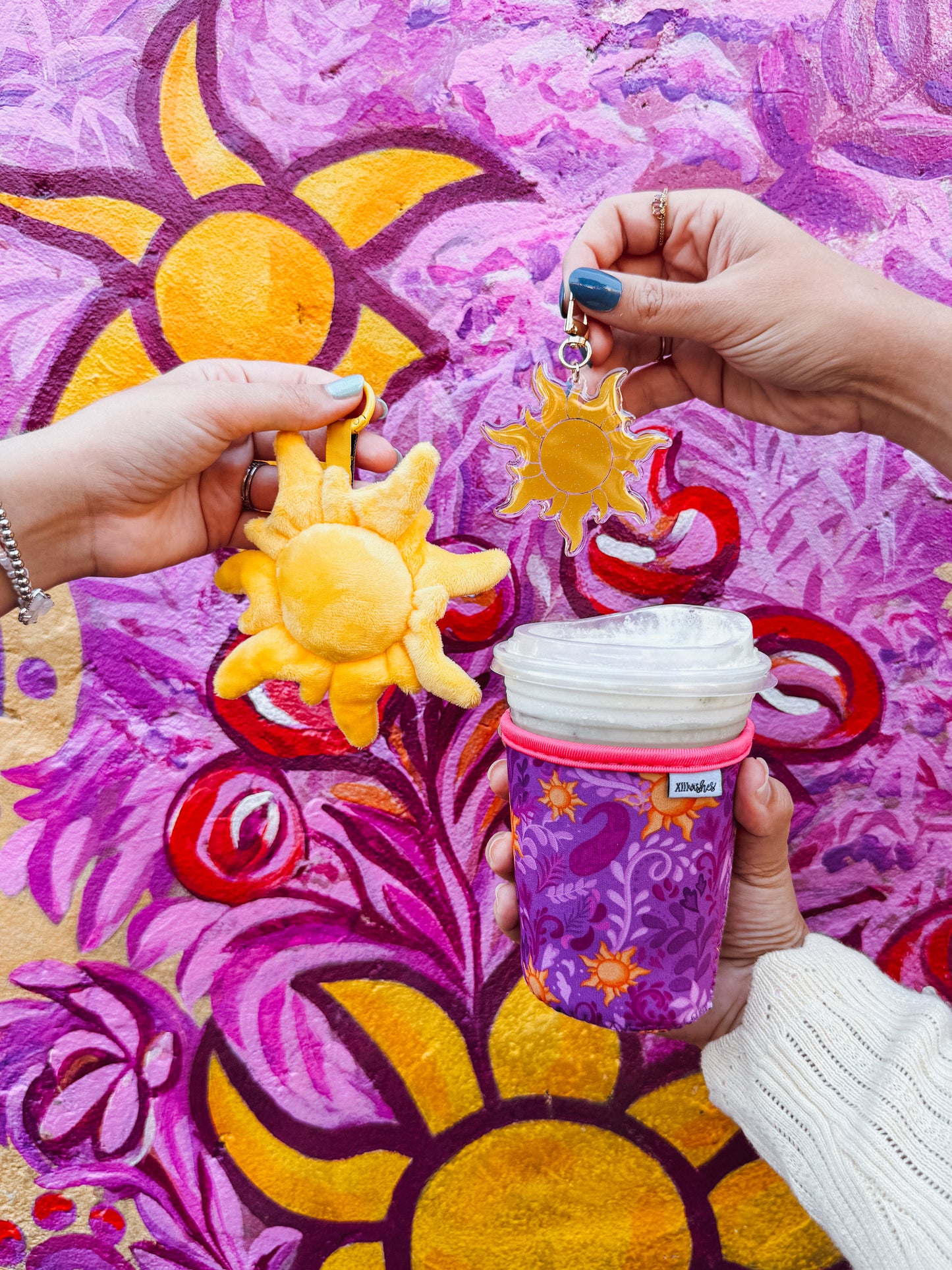 dreamer acrylic bag charm