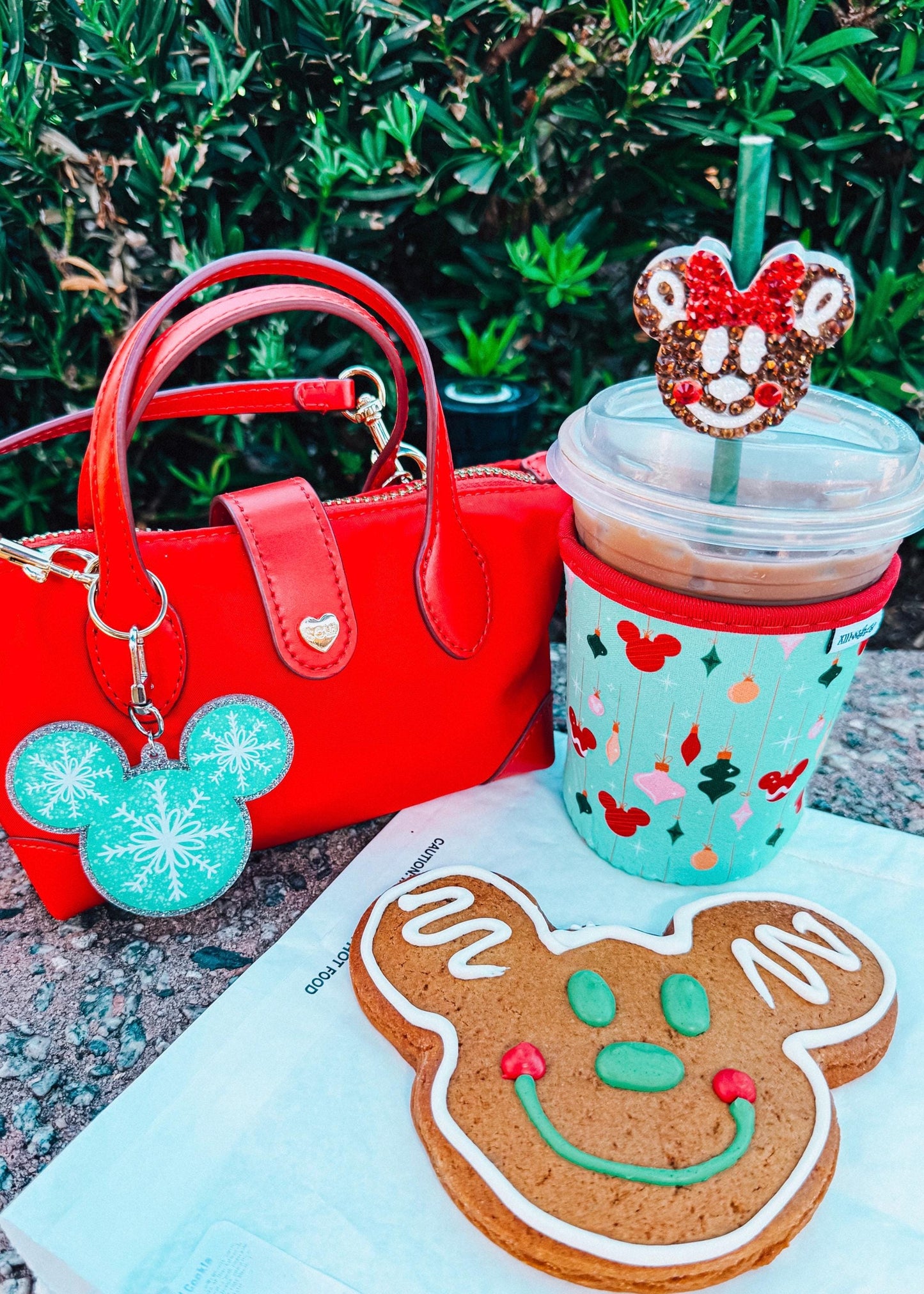 frosted flurry bag charm