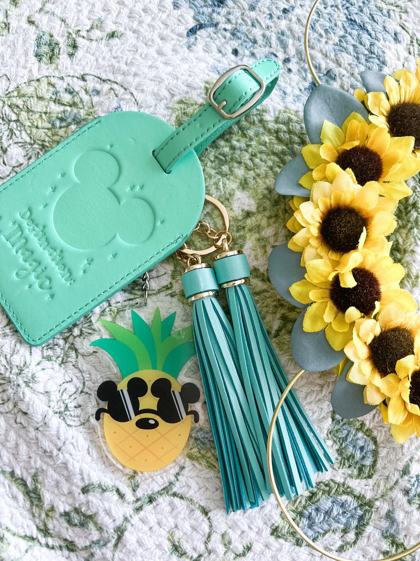 pineapple of my eye bag charm