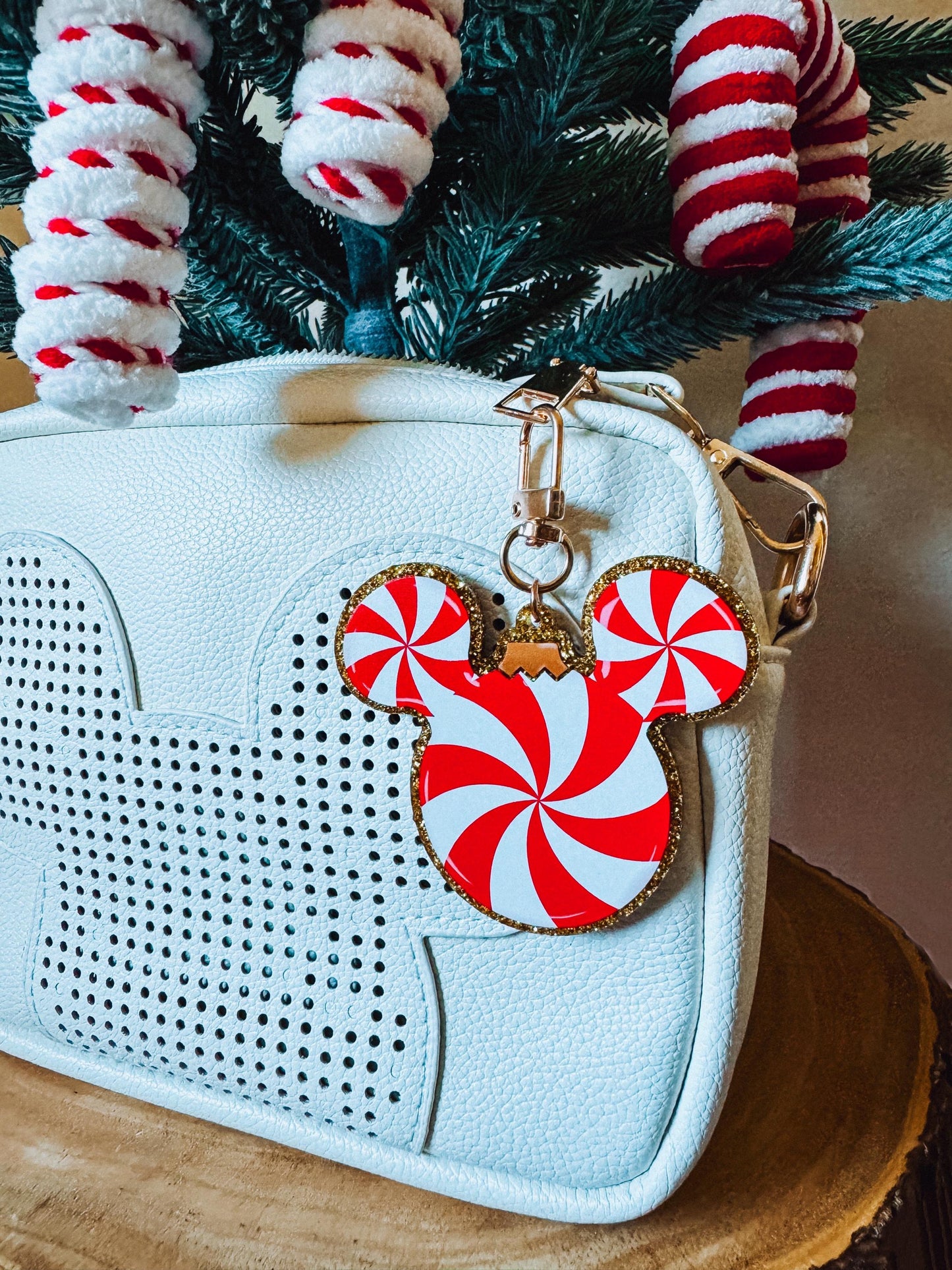 simply mint to be bag charm