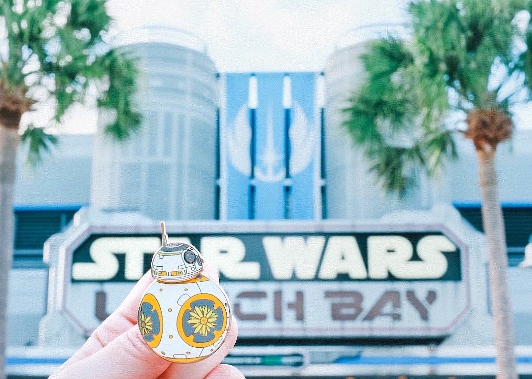 sunflower ‘bb8’ droid pin