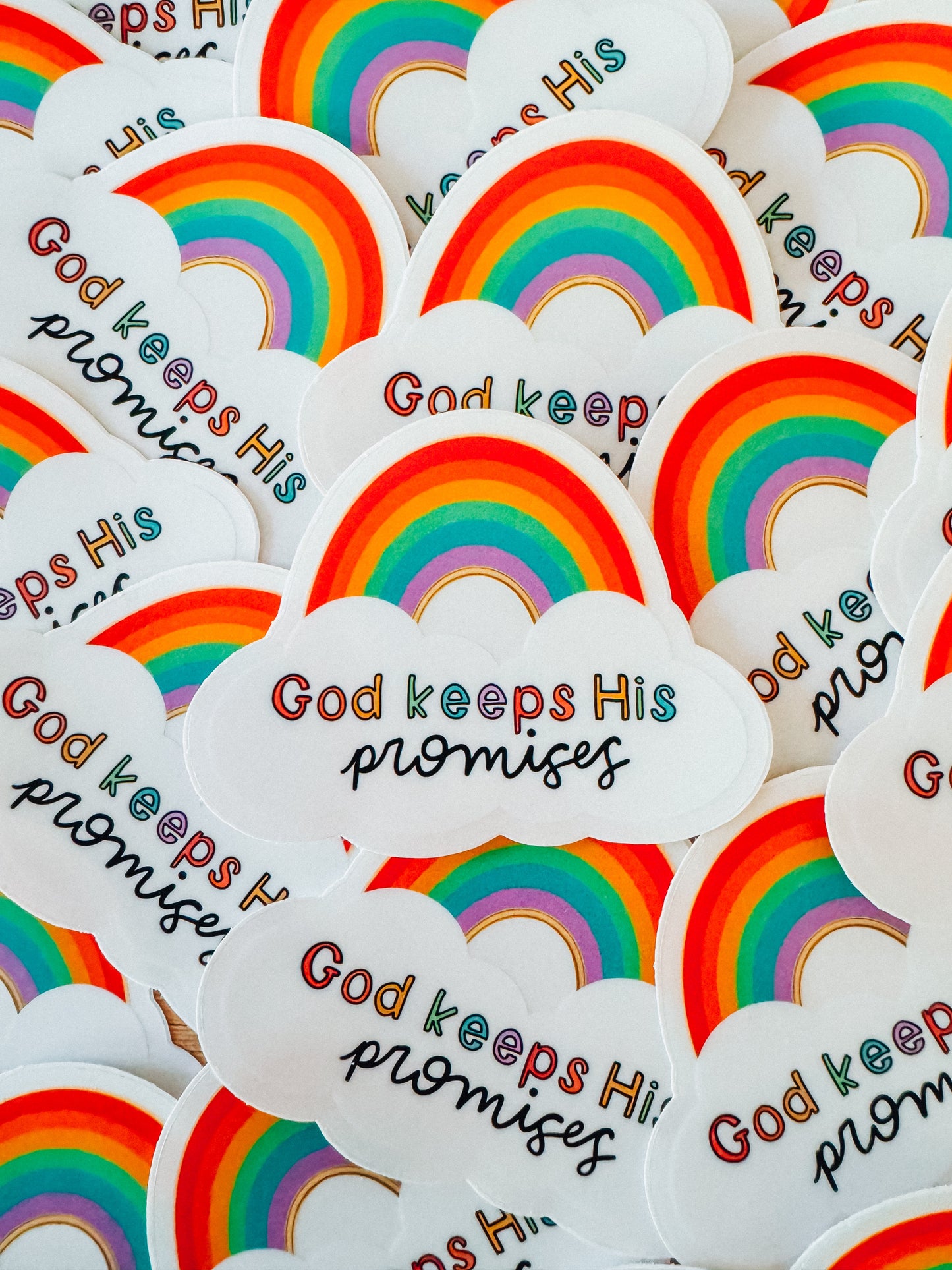 God keeps His promises sticker