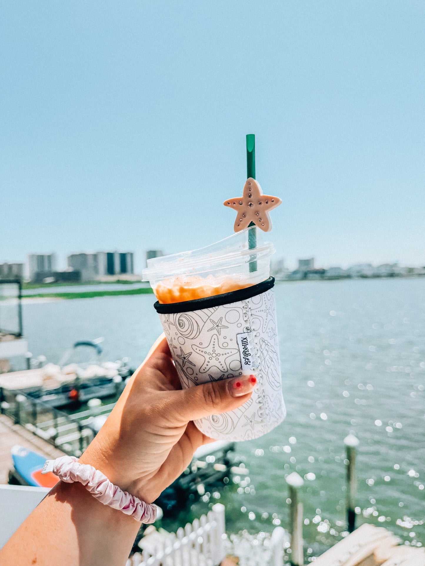 shells & stars cup sleeve