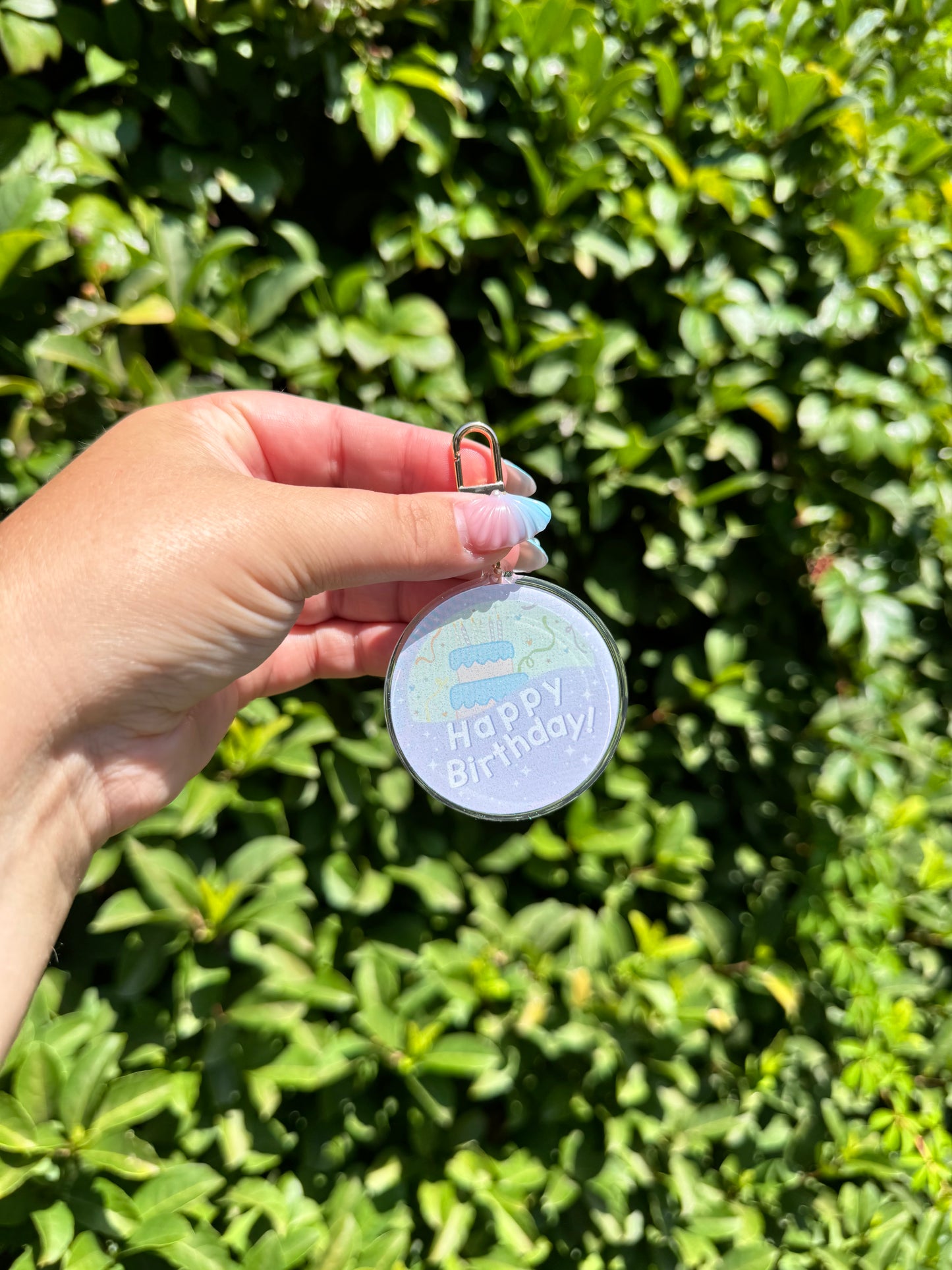 celebrating birthday bag charm