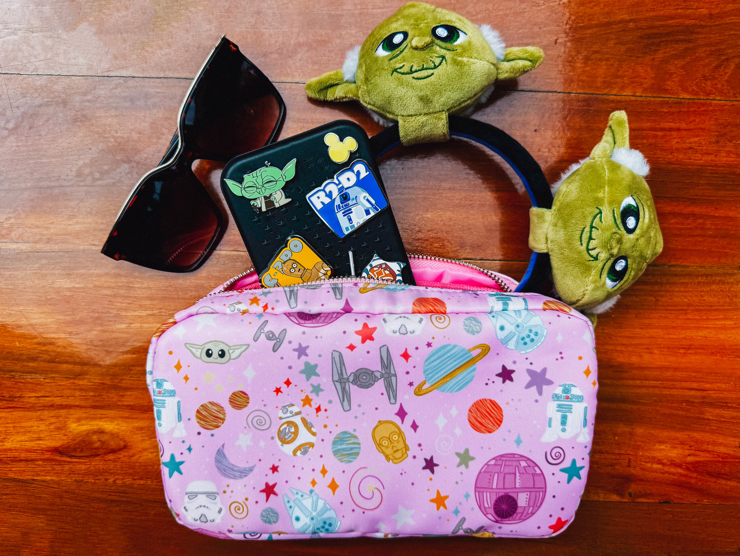 millennium pink medium pouch