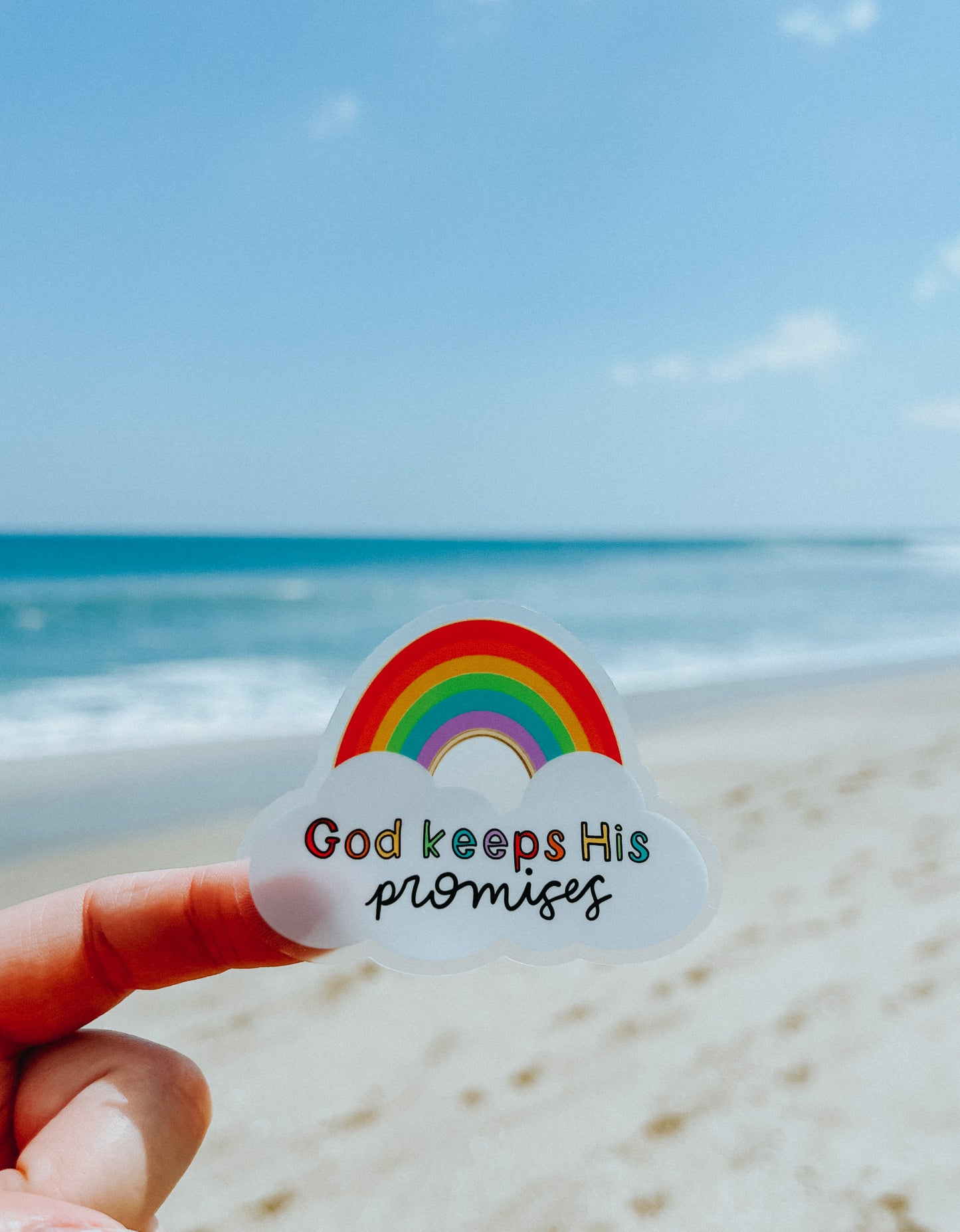 God keeps His promises sticker