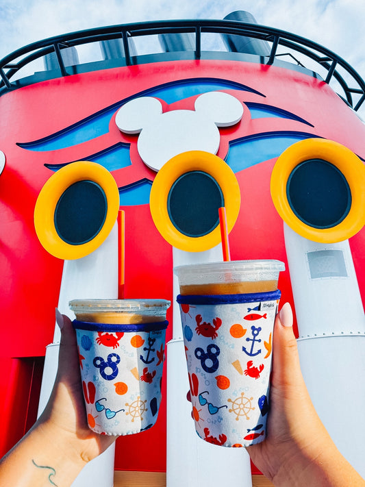 let’s set sail cup sleeve