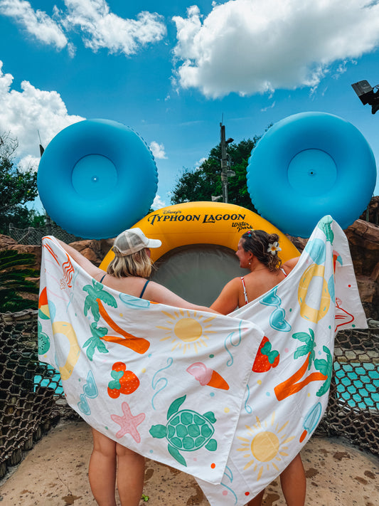 fun in the sun microfiber towel