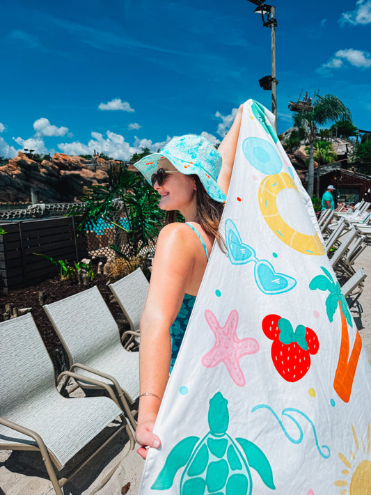 fun in the sun microfiber towel