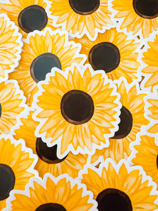 sunflower sticker