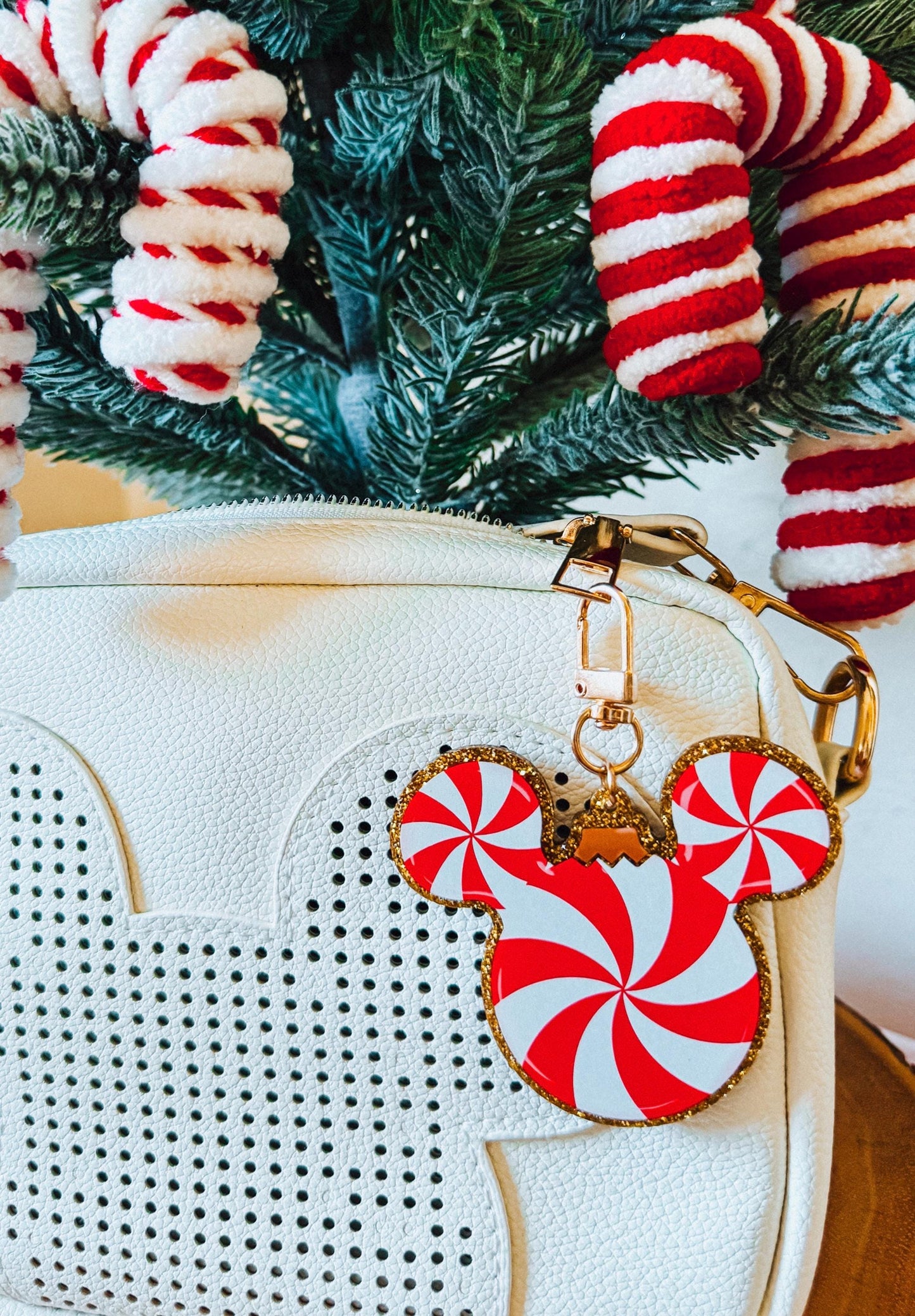 simply mint to be bag charm