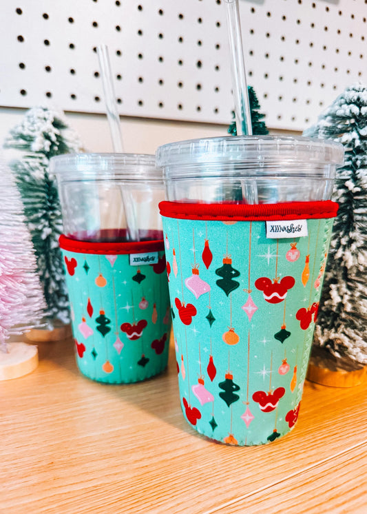 holly jolly cup sleeve