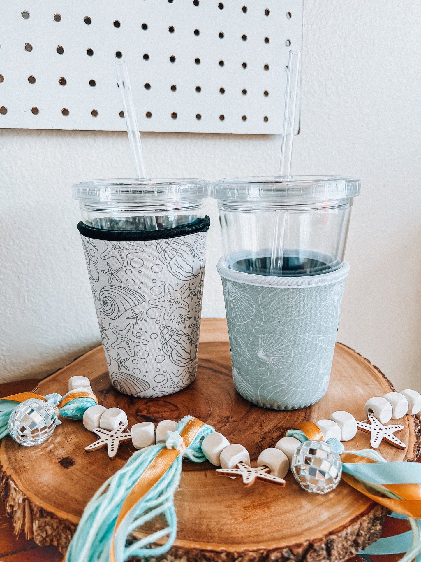 shells & stars cup sleeve