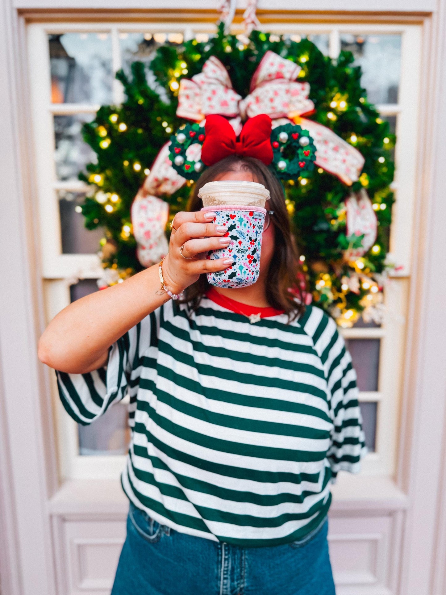 pixie dust & mistletoe cup sleeve